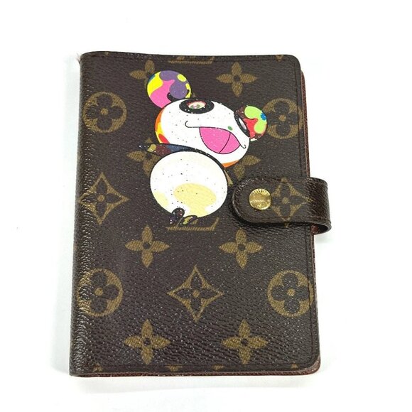 LOUIS VUITTON Monogram Panda by Takashi Murakami AgendaPM notebook cover - Picture 1 of 16